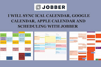 sync ical calendar, google calendar apple calendar and scheduling with jobber
