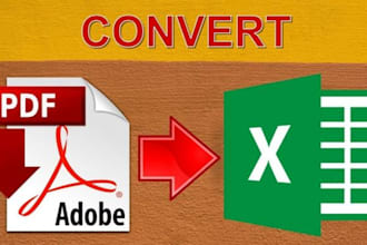 convert PDF to excel, scan pages to excel, google sheet