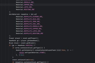 build a java minecraft plugin for you personally to use