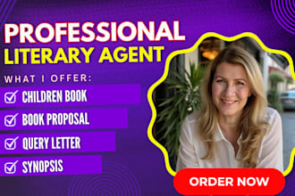 find you top active literary agent for movie script, screenplay, children book