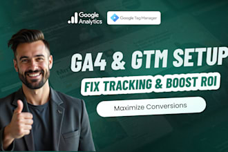 install google tag manager GTM, ga4 analytics, fb pixel API to track conversion