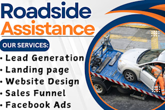generate roadside assistance leads, towing, mechanic website, car repair website