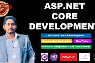 develop  c sharp dot net core or aspnet mvc applications