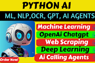 do python ai, chatbot, web scraper, ml, llm, ocr, ghl, api, ai automation bot