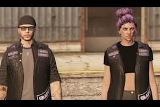 do custom fivem kuttes,vest, gta patch and mods for your gang or server