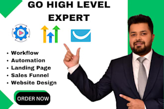 set up gohighlevel workflow automation go highlevel funnel ghl website expert