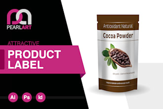 design attractive product label