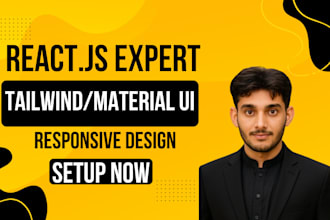 create a modern business website using react js, mui, and bootstrap