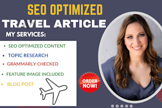 write an engaging and SEO optimized travel article and blog post