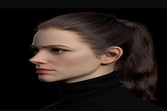 create 3d metahuman character modeling,daz 3d game character, second life avatar