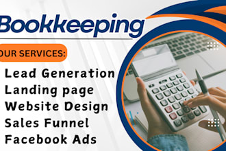 generate bookkeeping leads, accounting leads bookkeeping wordpress website