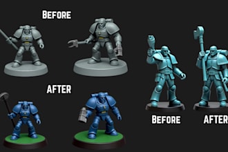 fix, repair, optimize 3d miniatures, warhammer, dnd, tabletop, figurines stl