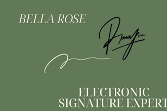 turn your handwritten signature to electronic signature