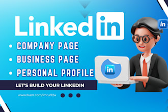 create, setup and design your professional linkedin business page