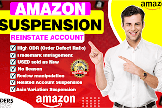 write amazon poa suspension and account reinstatement