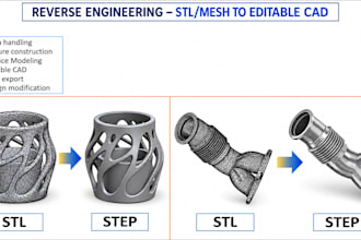convert stl or mesh file into editable step file