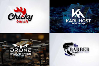 do professional modern logo design for your brand in 24hrs