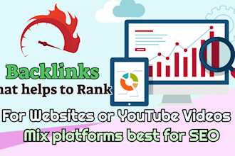 create backlinks for any website or youtube videos