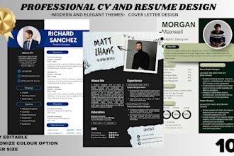 create a federal tech and executive resume  writing