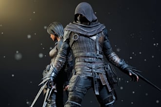do custom skyrim model, fallout 4 model, 3d model, 3d armor, custom mod for you