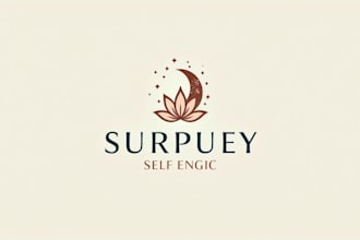 beauty, cosmetic, fashion, spa, yoga and esthetics logo
