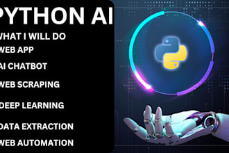 build python llm chatbot, ai tools, nlp apps, web scraping, ocr, ai automation