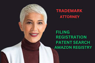be your licensed patent, USA, canada, trademark attorney, trademark filing
