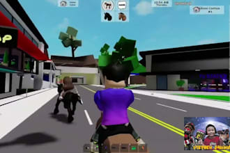 create roblox game, macro game, game environment, fps in high quality animation