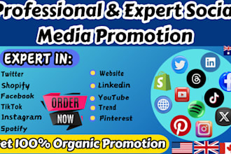 be your social media marketing, manager and grow your acc to increase follower