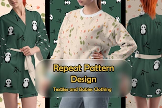 do seamless repeated pattern design