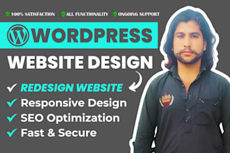 redesign wordpress website and wordpress website development