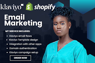 setup klaviyo email marketing campaign automation email flows virtual assistant