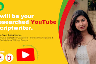 be your researched youtube scriptwriter