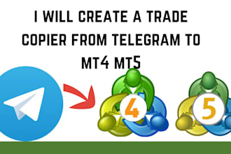 create a trade copier from telegram to mt4 mt5