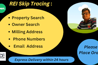serve as real estate skip tracing