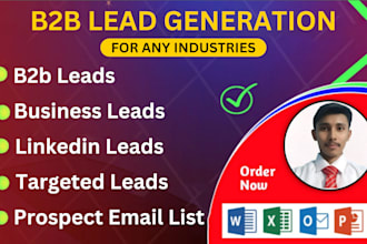 do targeted b2b lead generation for any industries