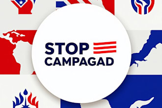 do modern and update political logo for you