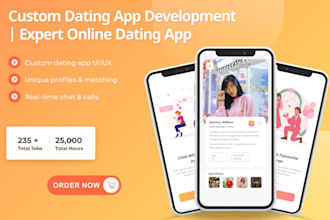 develop a modern dating app and real time chat app