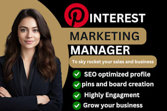 be your pinterest marketing manager, optimize boards and pins to reach 10k users