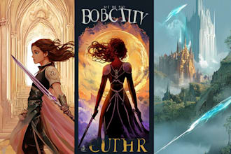 do fantasy book cover design, thriller book cover