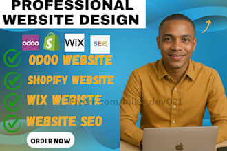 design build migrate increase odoo shopify wix website odoo website shopify SEO