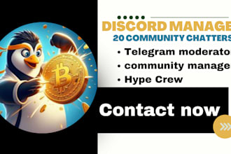 chat and engage in your discord server chat discord telegram chatters moderator