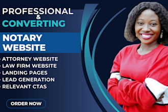 notary website notary landing page law attorney firm website notary website