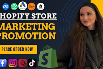 shopify marketing boost ecommerce sales SEO dropshipping promotion facebook ads
