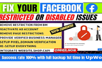 fix facebook ads manager, fb ad account disable and instagram post boost problem