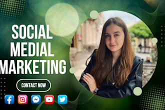 social media manager facebook ads instagram content creator pinterest marketing
