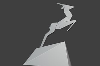 create, edit any 3d model using blender and zbrush