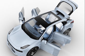 model realistic lego car,exterior and interior render,video,fivem,rig,3d vehicle