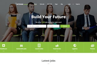 develop recruitment wordpress job board website, SEO optimized, responsive