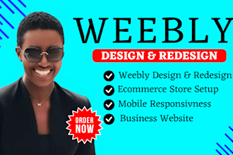 design and redesign weebly website ecommerce business website